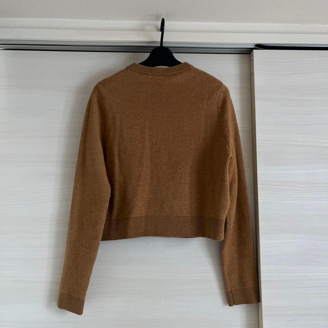 caban ウールカシミヤ クルーカーディガン