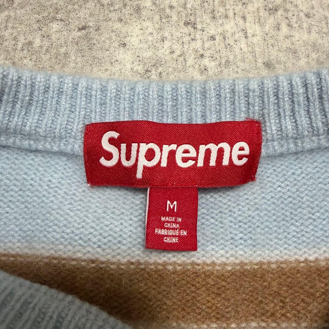 トップス 24AW Supreme Cashmere Sweater BlueStripe