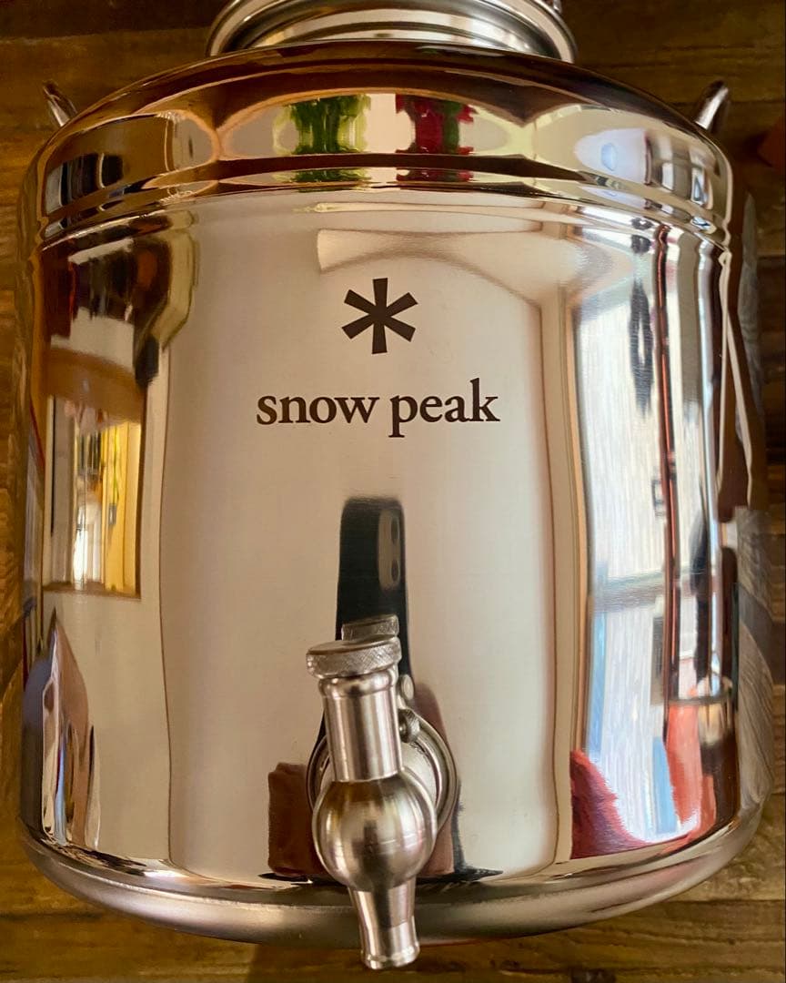  peak ステンジャグ　ウォータージャグ　木製スタンド　スノーピーク