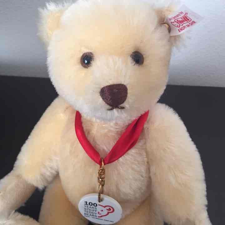 シュタイフ 白タグ 100周年 ⭐︎アニバーサリー テディベア⭐︎