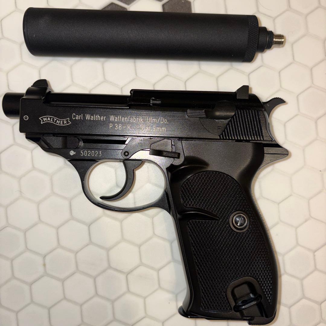 WALTHER P38-K サイレンサーモデル ブラック