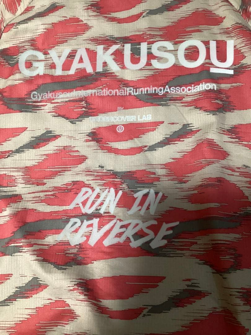 GYAKUSOU 15SS ライトウェイトレーサージャケット XL レッド