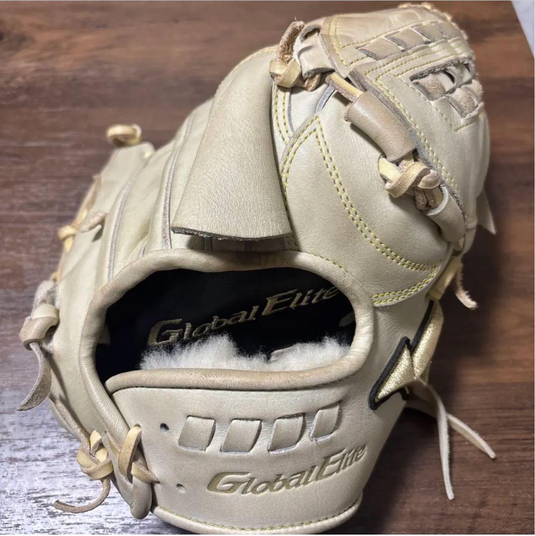 ミズノ Mizno Global Elite 投手用 硬式グローブ キャメル