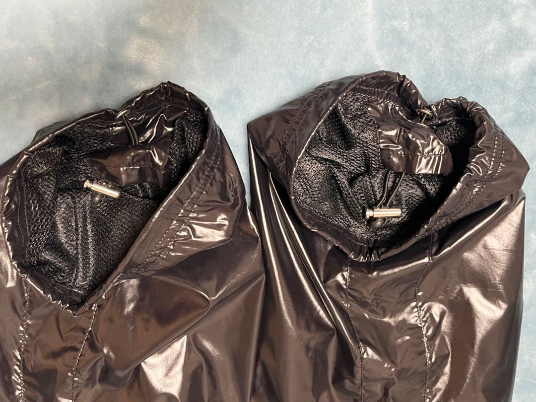 TOP REBEL ブラック ウインドブレーカー　防寒用