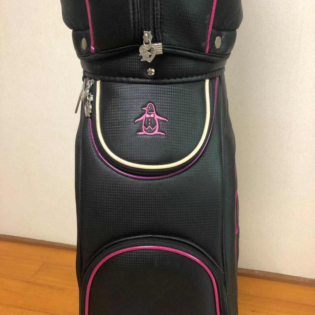 マンシングウェア キャディバッグ ブラック レディース フード付き