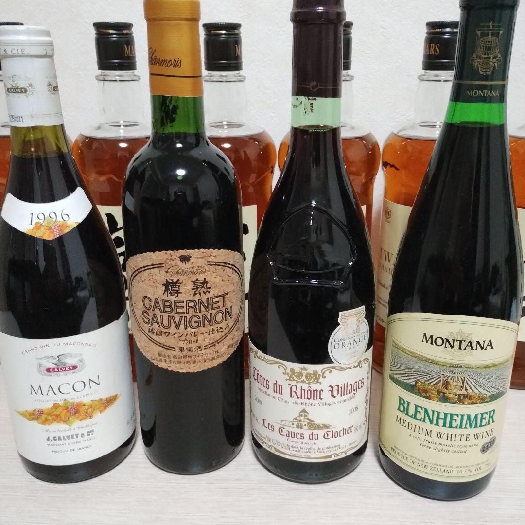 ウイスキーとワインのセット 12本