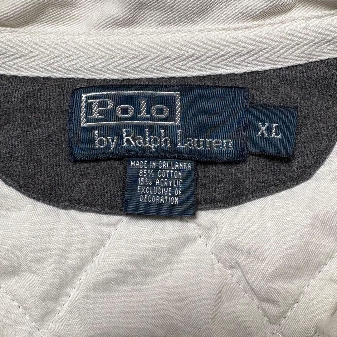 Polo Ralph LaurenラガーシャツスウェットトレーナーXL裏起毛　灰