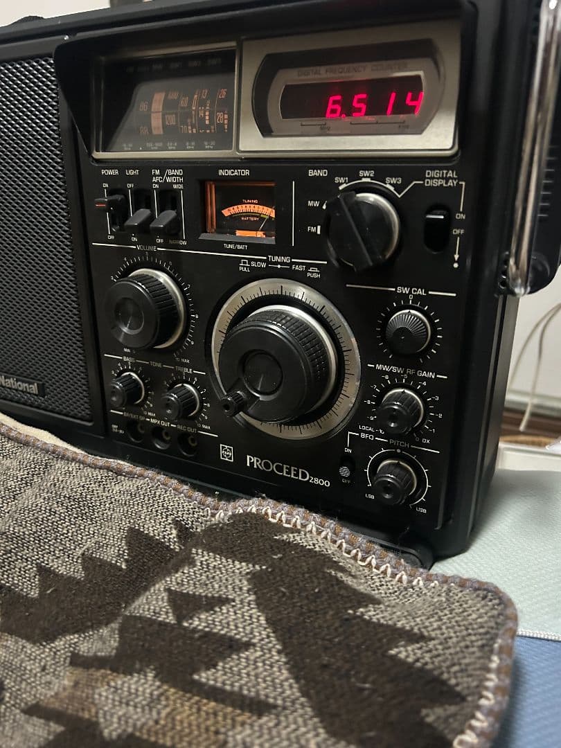 ナショナル BCL ラジオ 短波 PROCEED 2800