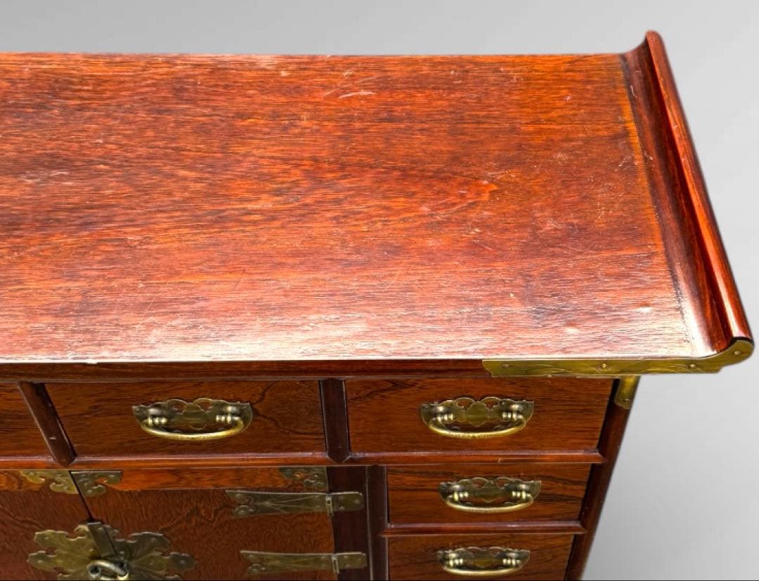 李朝家具 朝鮮家具 薬箪笥 年代物 アンティーク 韓流 韓国