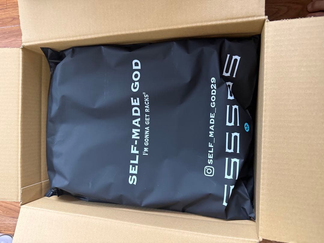 self-made-god 黒ベロアセットアップ 上のみ　Mサイズ