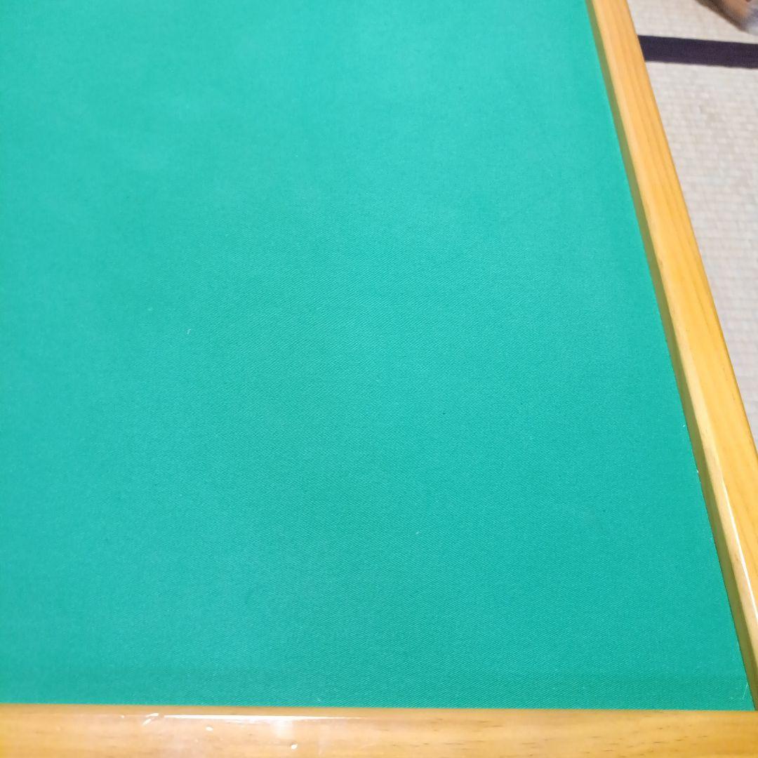 折りたたみ式　座卓式 手混ぜ 麻雀卓セット　脚つき