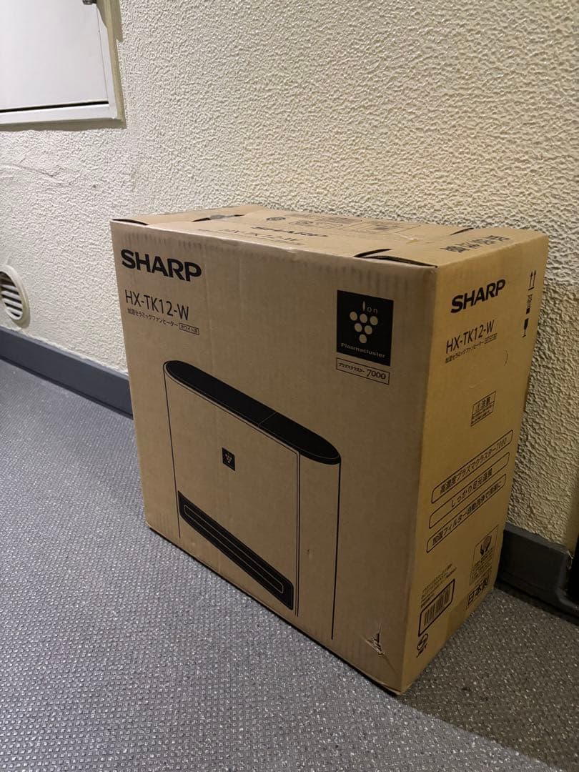 SHARP HX-TK12-W 加湿セラミックファンヒーター