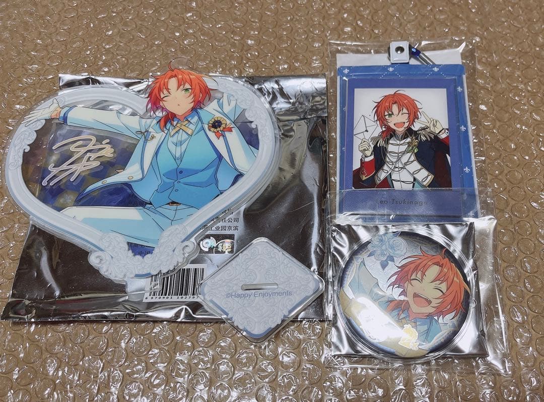 あんスタ 月永レオ 誓約ハートアクスタ 缶バッジ レターチャーム