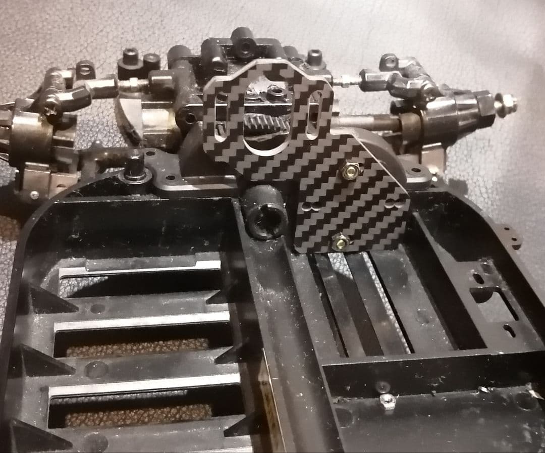 TT02　 メタルガレージ　ハイマウントモーターマウント　DDSSアッパーデッキ