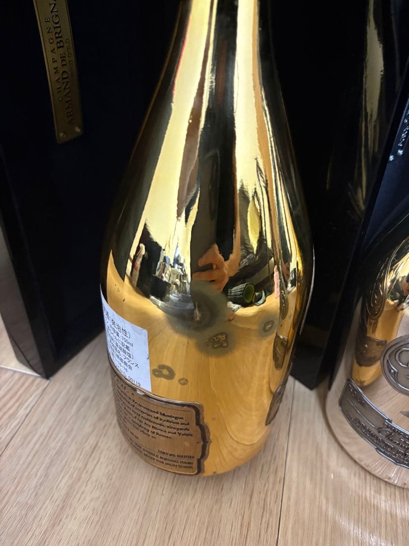 アルマンドシャンパン　空瓶　ケース付き　6本セット