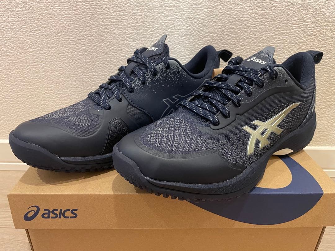 アシックス　テニスシューズ　25センチ　オムニクレー用