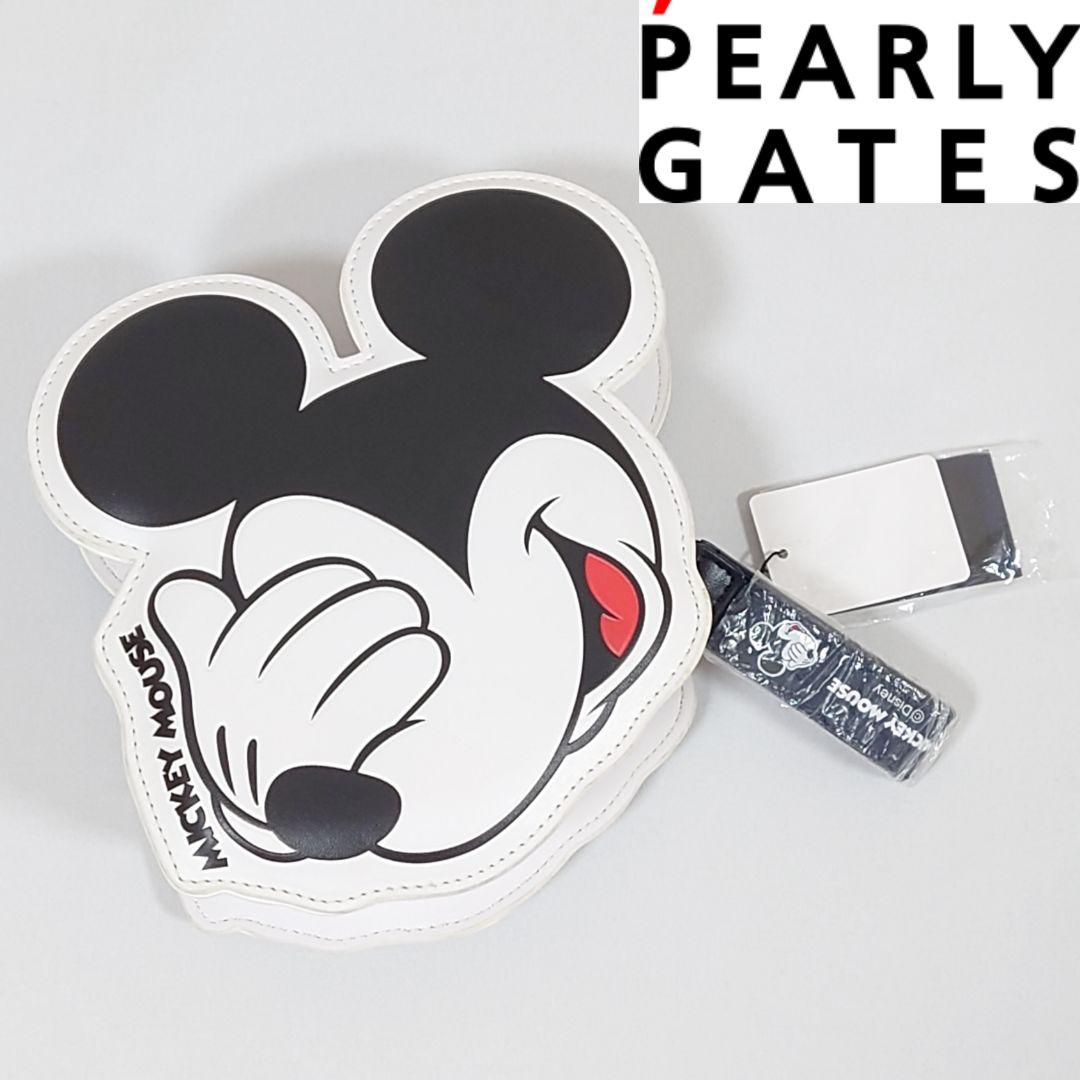 【新品タグ付き】パーリーゲイツ ミッキーマウスダイカットポーチ/カートバッグ