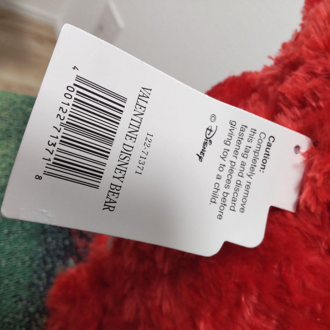 希少！　2003　バレンタイン　ディズニーベア　ダッフィー　WDW　赤　レッド