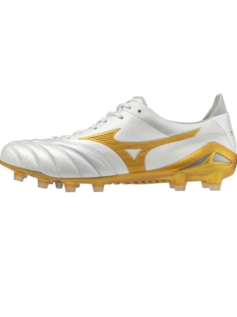 Mizuno Morelia Neo4 サッカーシューズ ホワイト/ゴールド