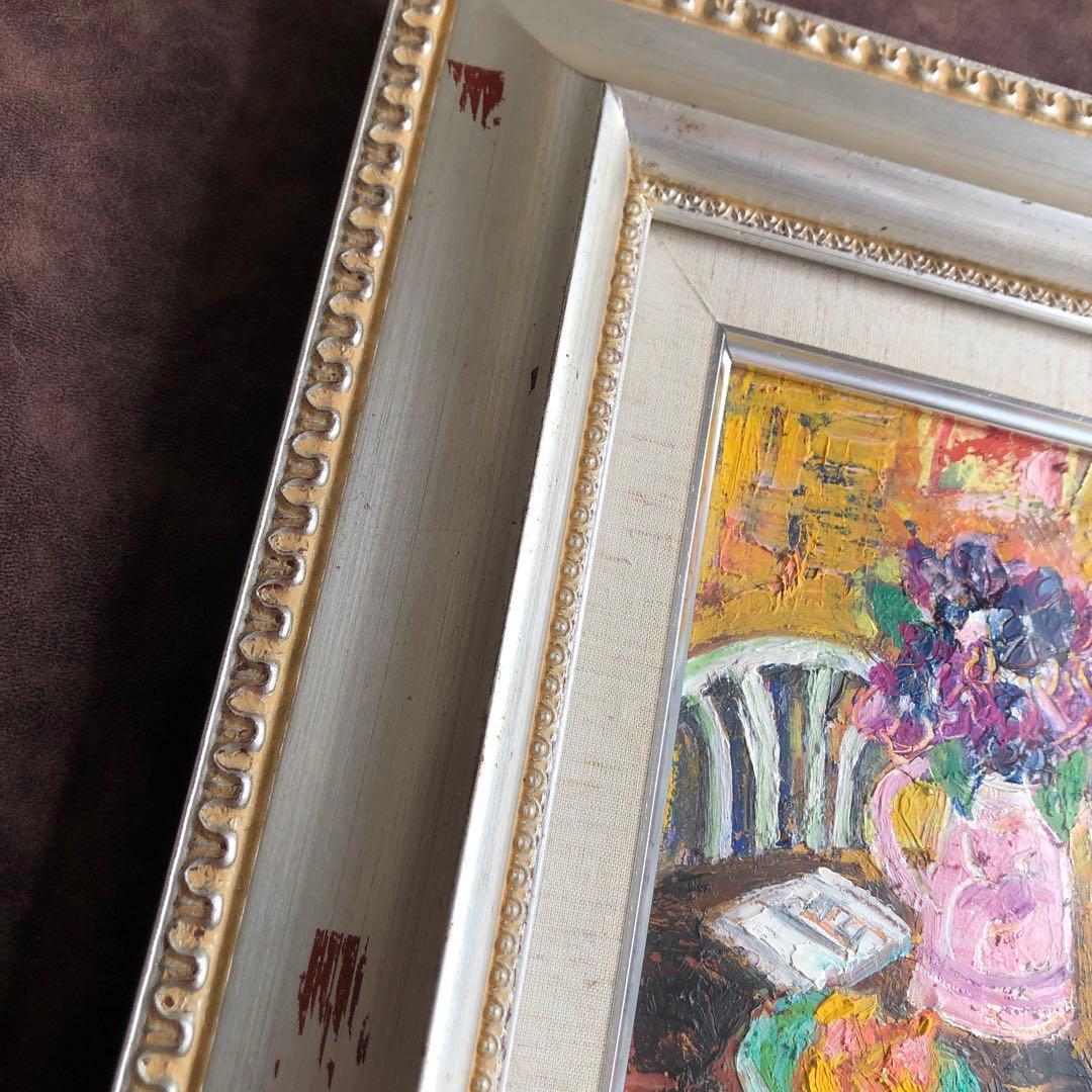 【一点もの】日展会友 光風会会員 洋画家 谷岡経津子　油絵【号12万】直筆サイン