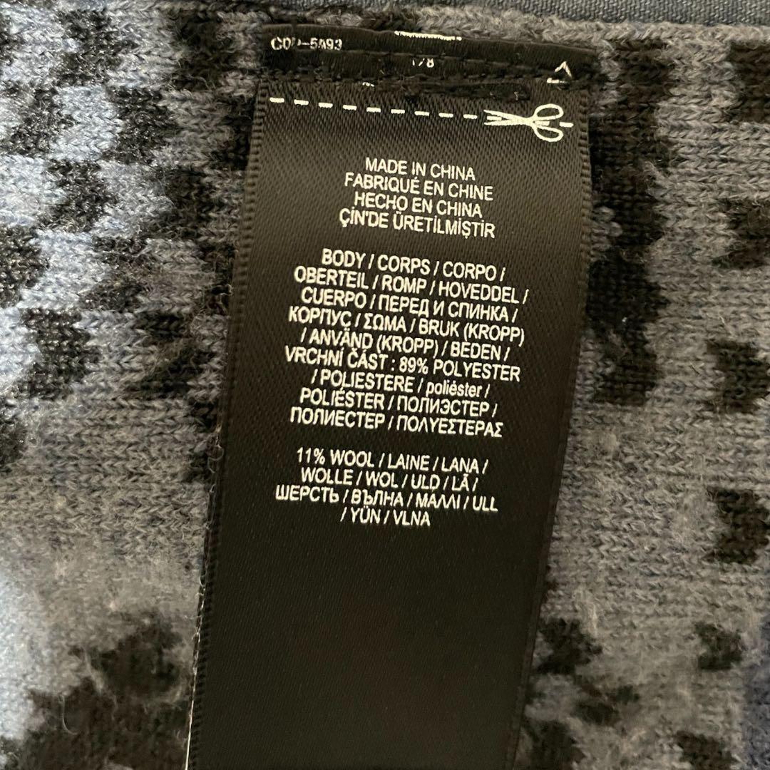 RRL フリースベスト M ネイティブ柄 ブルー ラルフローレン ポーラテック