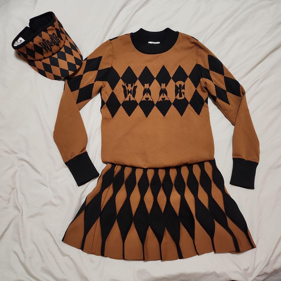 WAAC アーガイル柄 ニットセット サイズ2