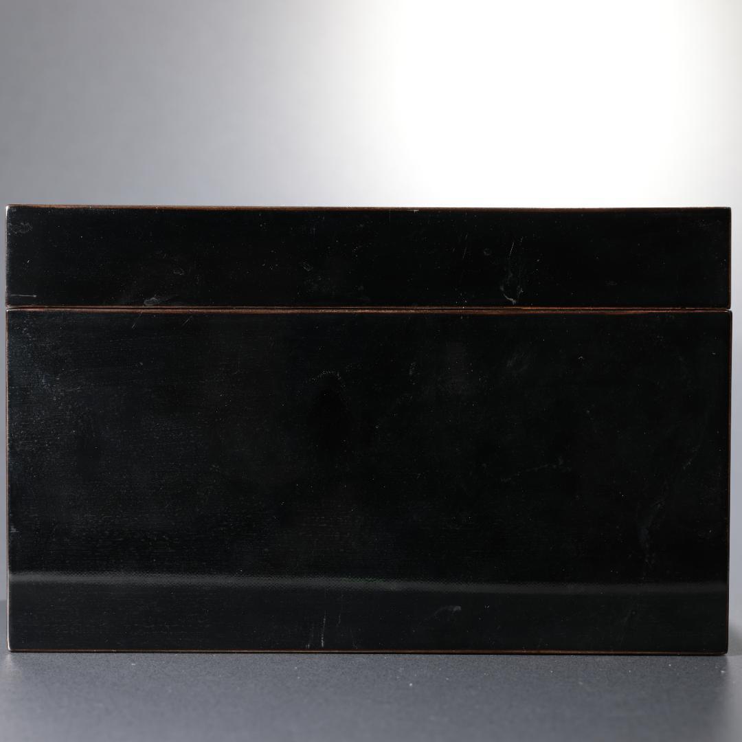 【茶道具】輪島塗　茶箱　藤蒔絵　6R0938ダP2