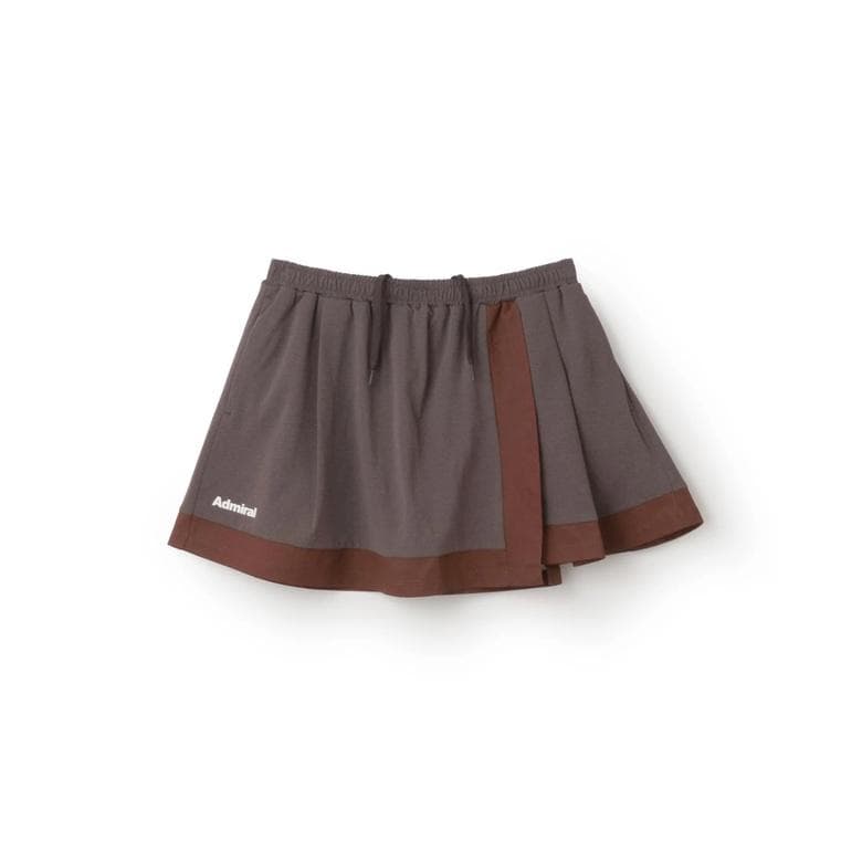 アドミラル バイカラーカスケードフレアスコート (ATLA555) ブラウン