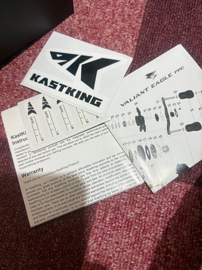 KASTKING ベイトリール 左巻き
