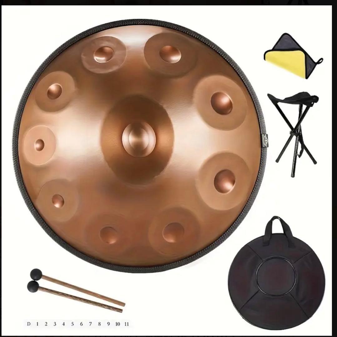 ハンドパン ドラム 10音 D小調 432Hz