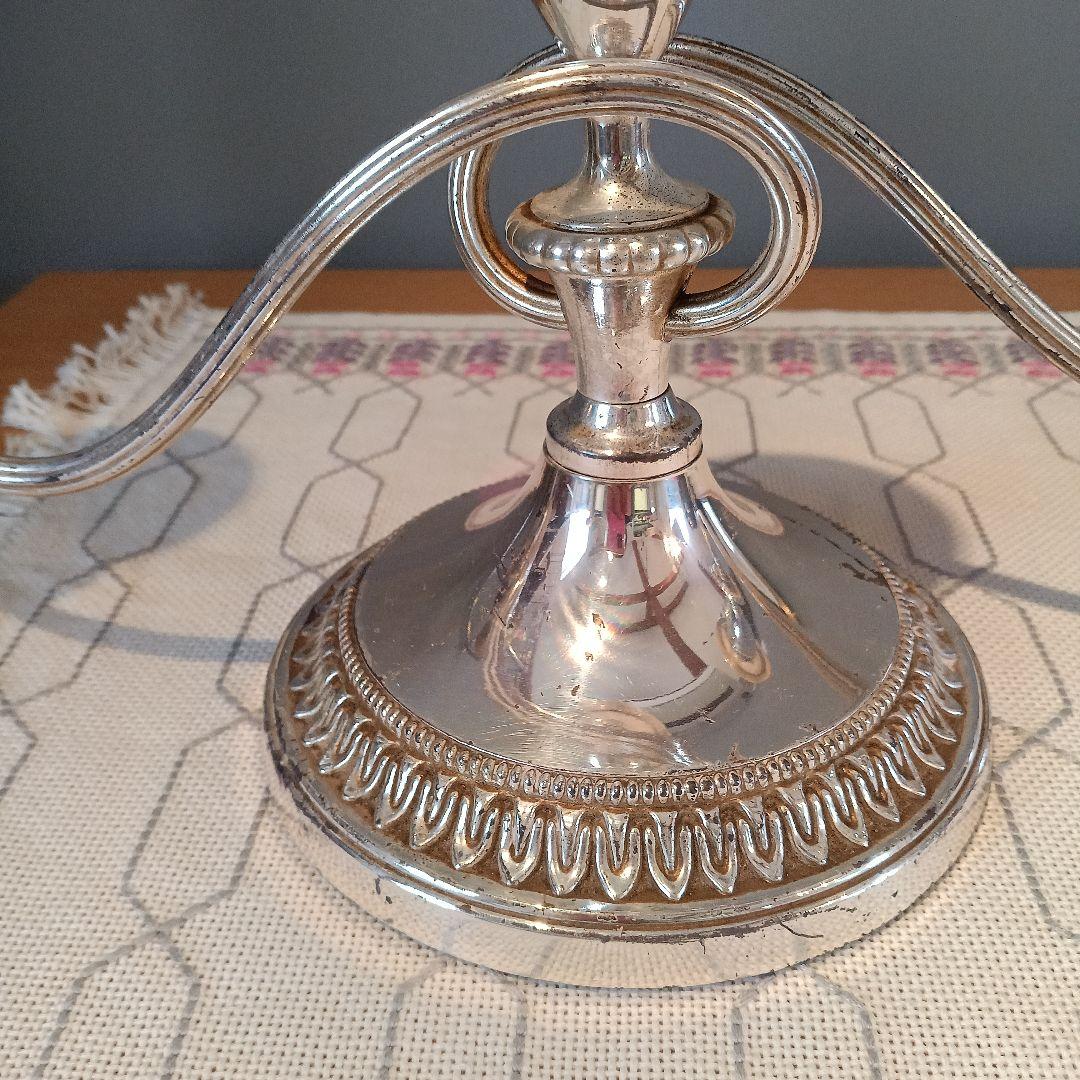 イギリスアンティーク　燭台　キャンドルスタンド　VINERS社