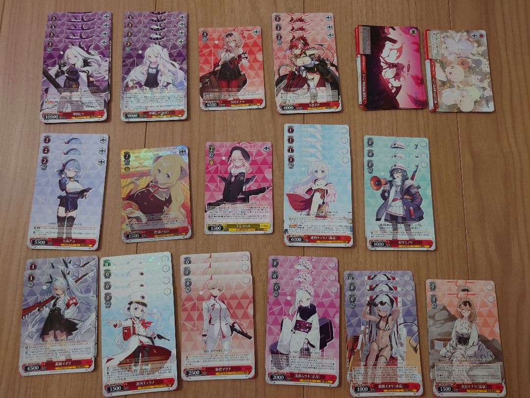 出品7/15まで 最終値下げ WS ブルアカ 7デッキセット+調整パーツ