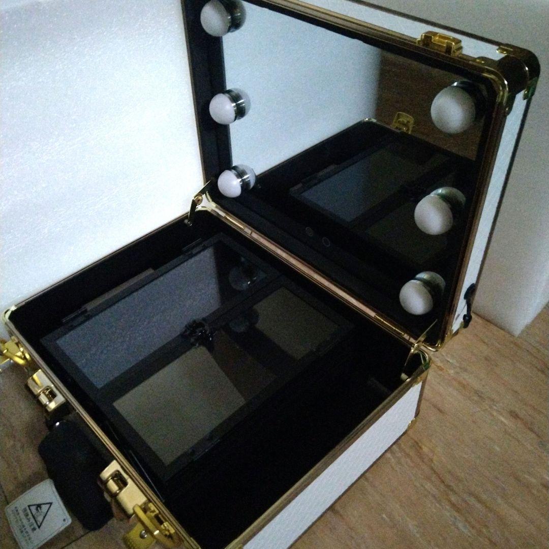 新品・未使用　Francfranc ハリウッドボックスS LEDライト付き鏡台