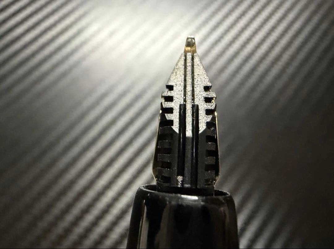 未使用に近い モンブラン マスターピース 744 テレスコープ式 M 万年筆