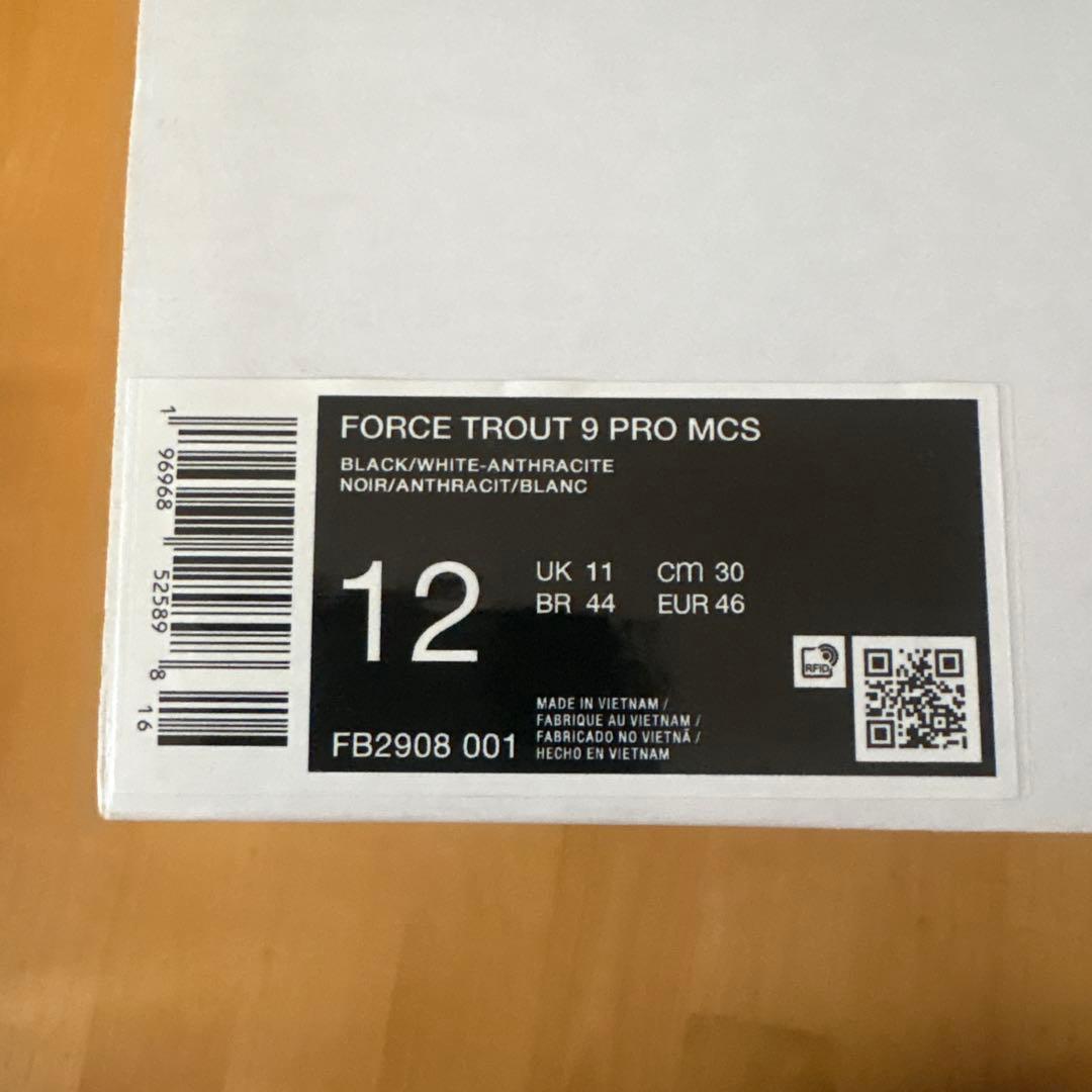 新品未使用NIKE 野球スパイク Force Trout 9 PRO MCS