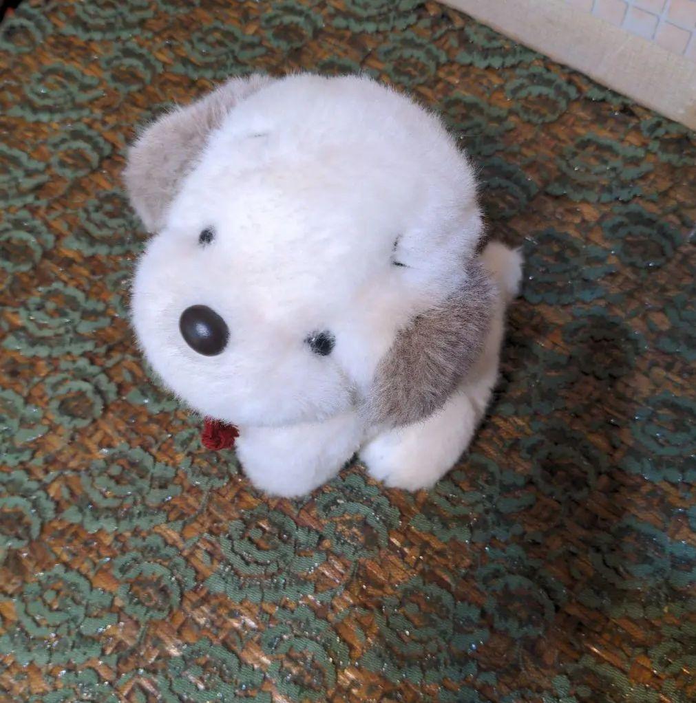 オリエンタルトーイ・うめ吉・犬のぬいぐるみ・かわいいお顔・昭和レトロわんこエモい
