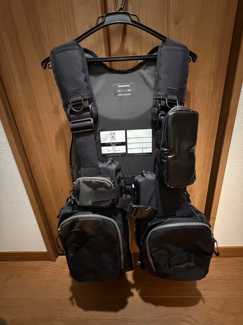 カ*ゴ様 シマノ SHIMANO ゲームベストVF-024U ブラック