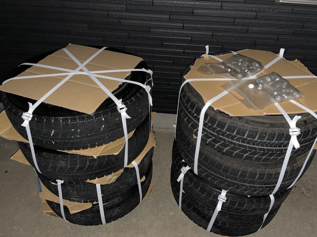 155/65R14 ブリヂストンタイヤ　 ホイール付き 4本セット×2組