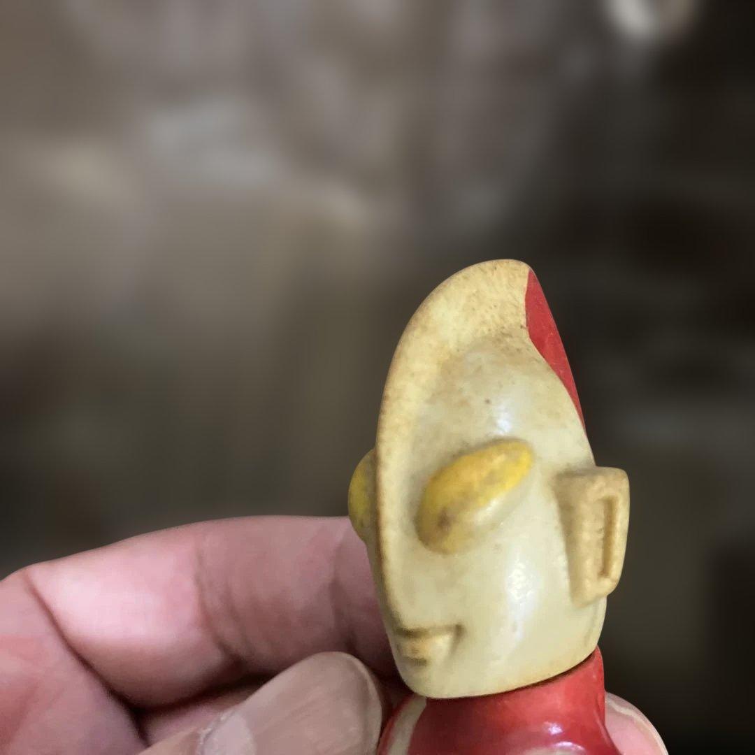 ブルマアク★ウルトラマン　ソフビ★凜々しい顔★全域可動可★劣化あるも光沢有