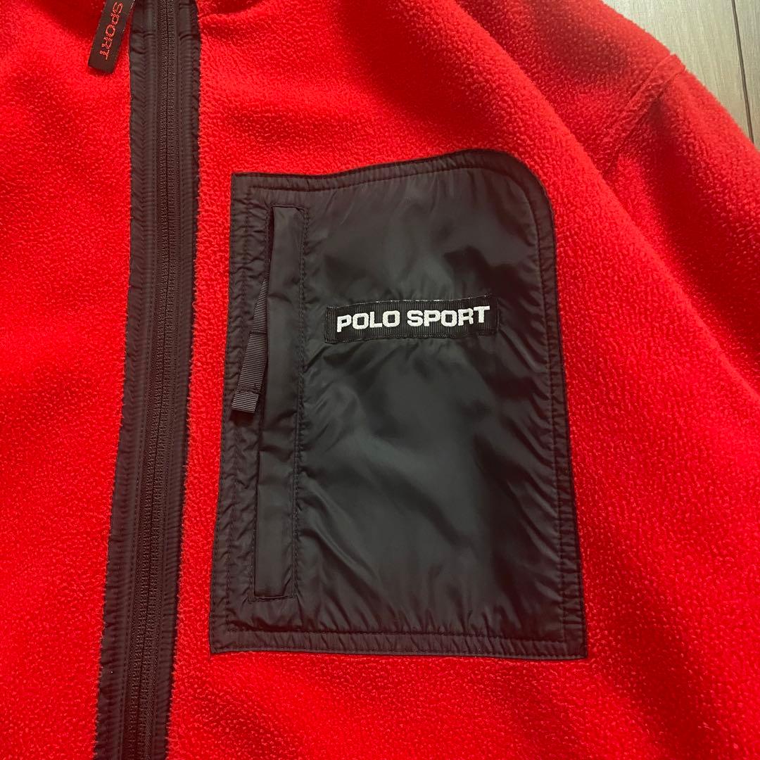 POLO SPORT★ナイロンジャケット★リバーシブル★XL★ブルー×レッド