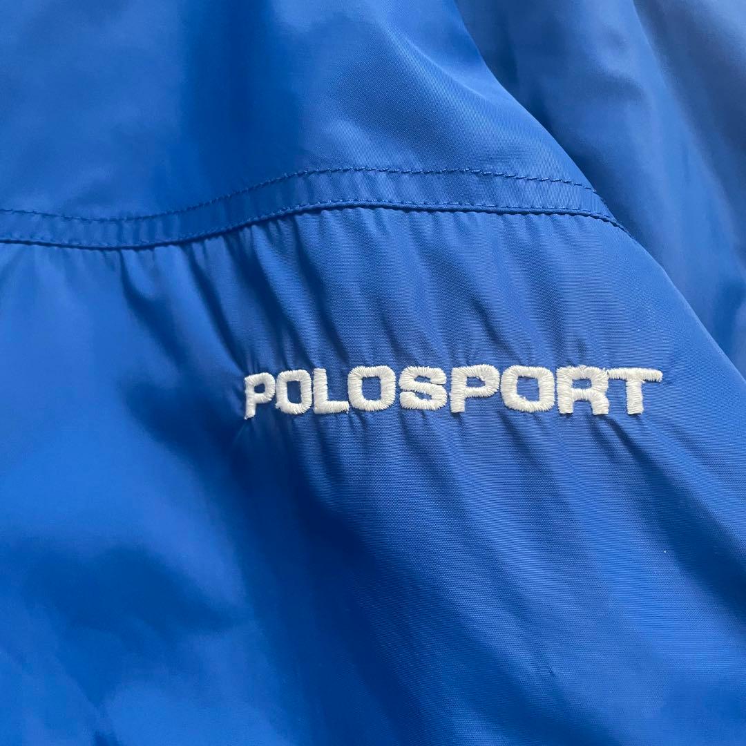 POLO SPORT★ナイロンジャケット★リバーシブル★XL★ブルー×レッド