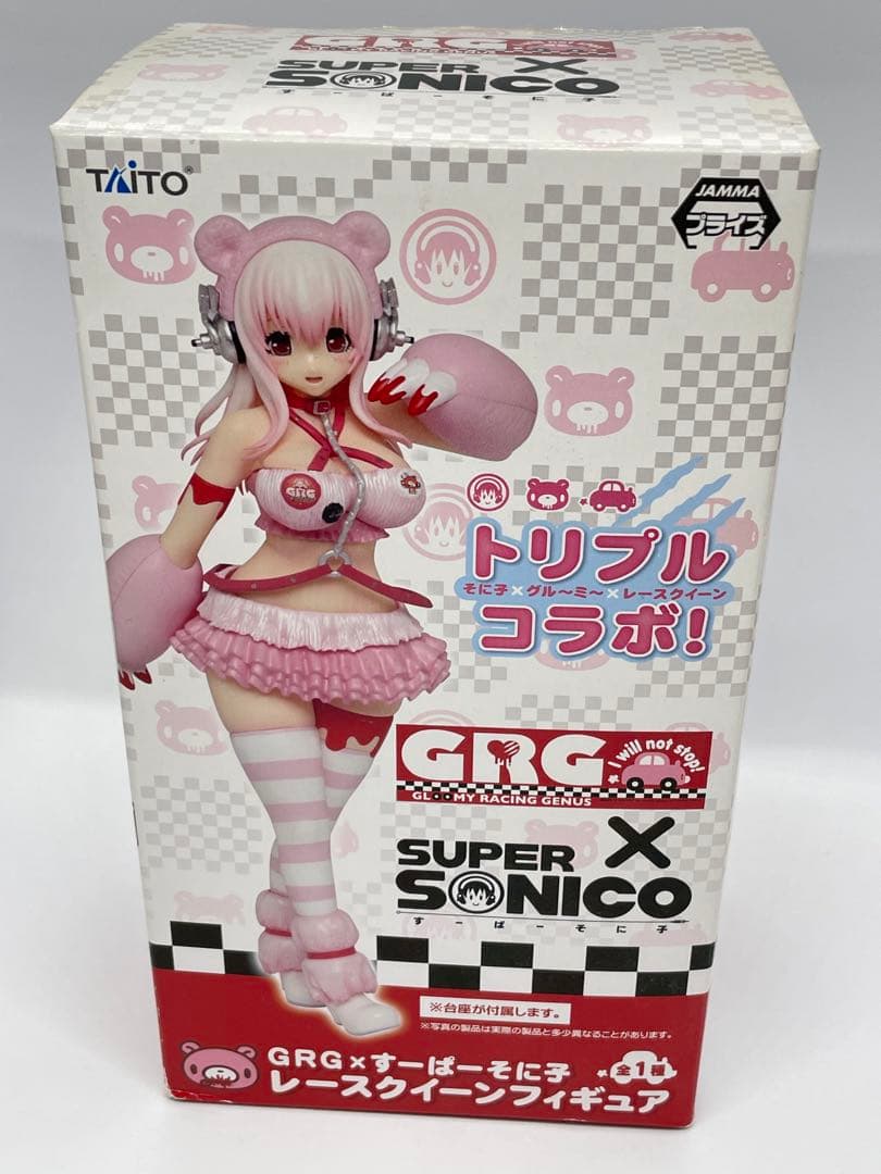 GRG×すーぱーそに子レースクイーンフィギュア　ジャンク品