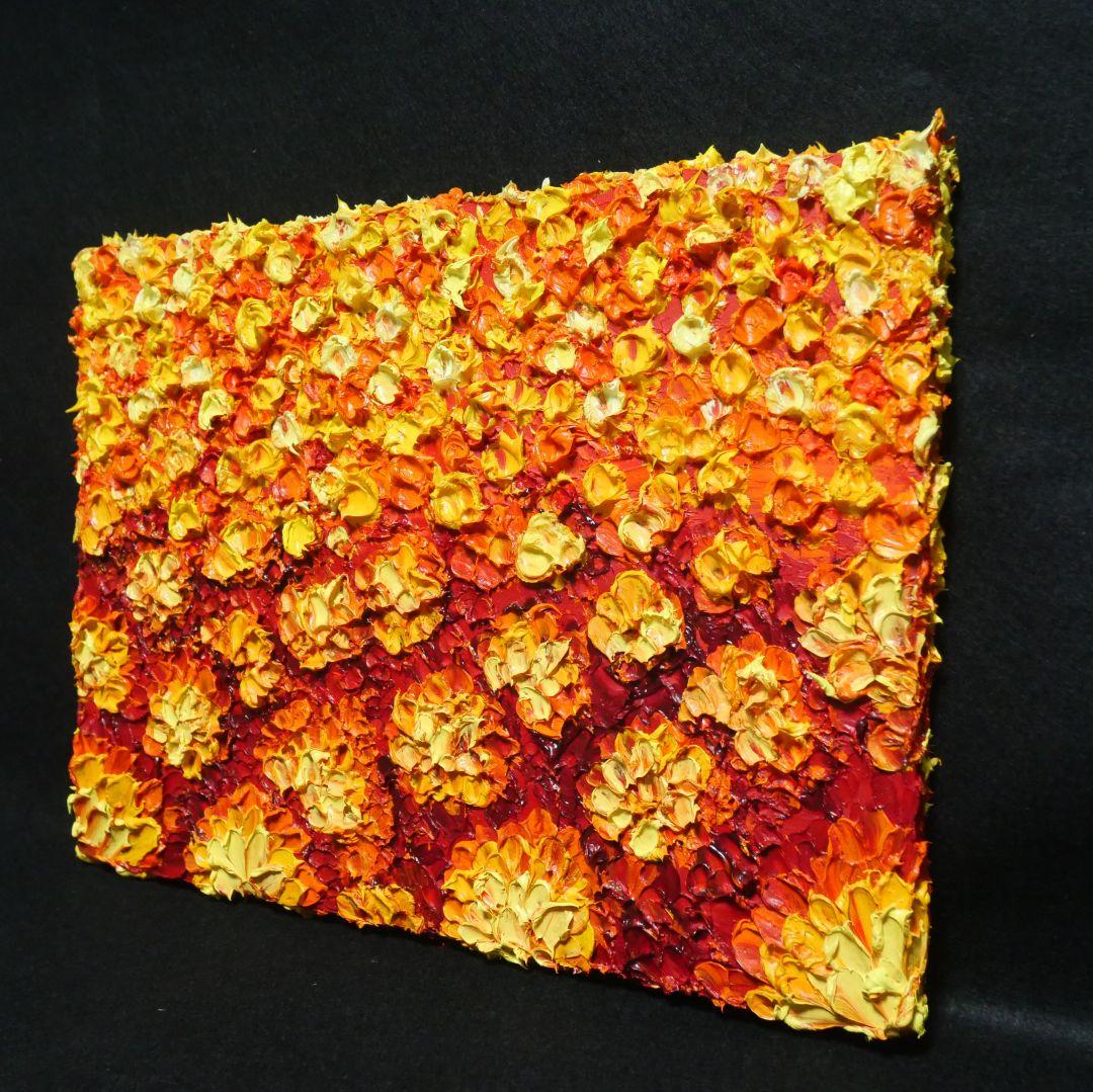 油絵 油彩 油彩画 絵画 絵 【マリーゴールド】