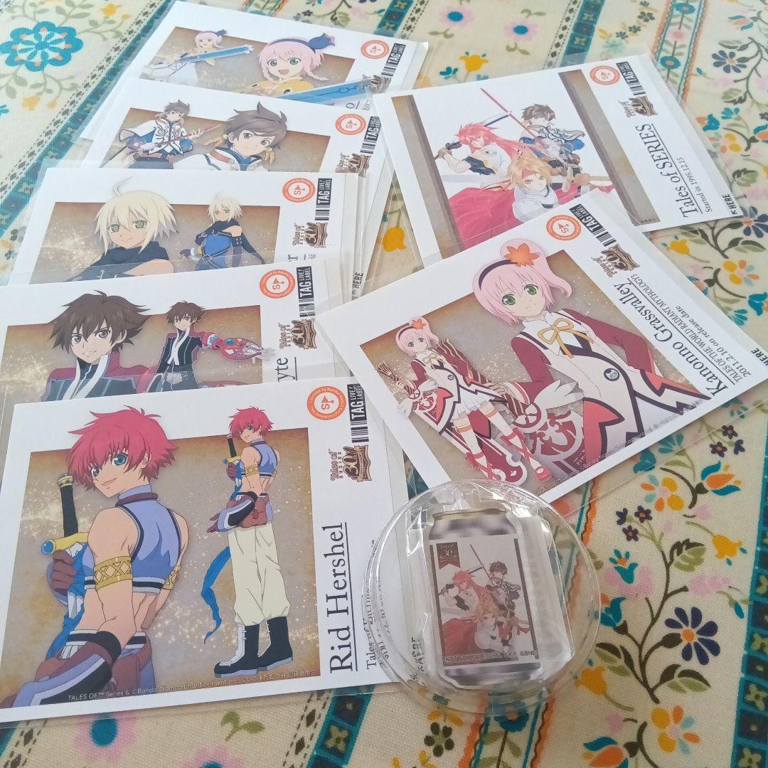 テイルズステッカー、キーホルダー