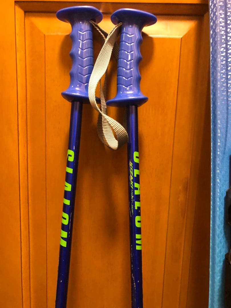 ゆうき☆キッズ　カービングスキー板110cm ストック85cm セット