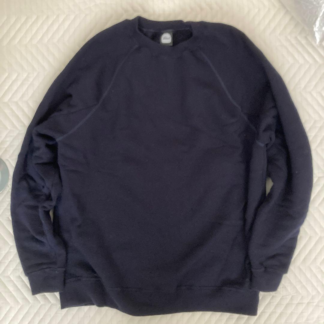 イエティナ　yetina トレーナー　スウェット　M ネイビーリラックスフィット