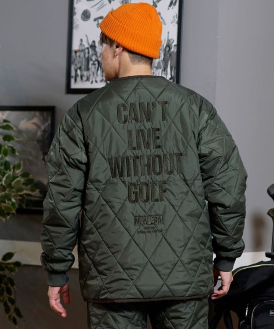 ニューエラゴルフ インサレーティッド キルティング セットアップ M