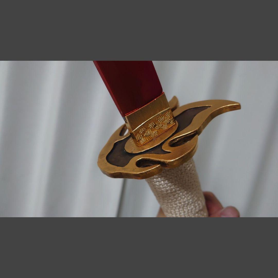 煉獄 日輪刀風 模造刀 亜鉛合金製 (1kg)