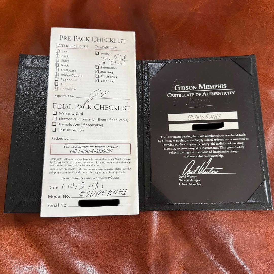 美品 Gibson Custom Memphis 2013 ES-335