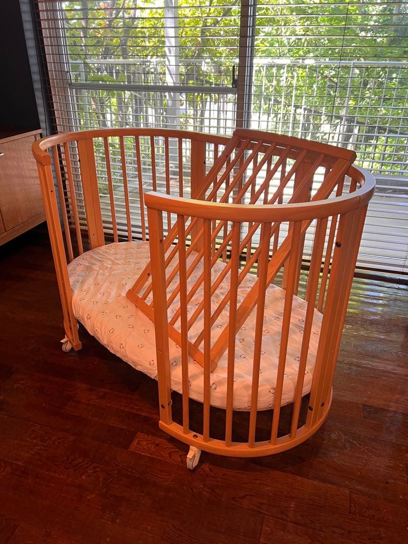 STOKKE スリーピー ベッドセット / ナチュラル　（ベッド＋マットレス）